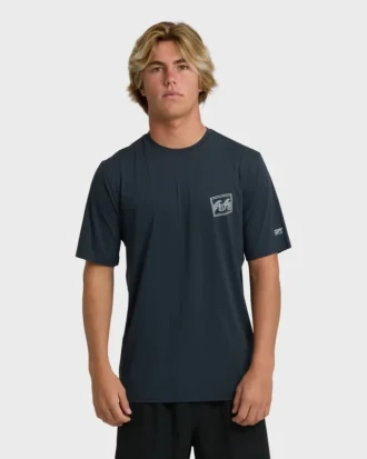 クレヨン・ウェーブ ルーズフィット 半袖サーフショーツTシャツ