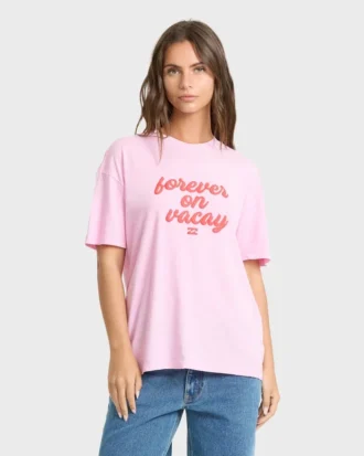 Vacay Forever 半袖ニットシャツ
